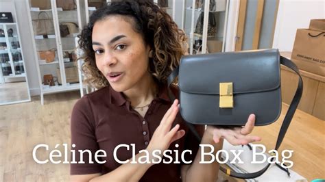 celine classic box值得買嗎|celine pursebop box bag.